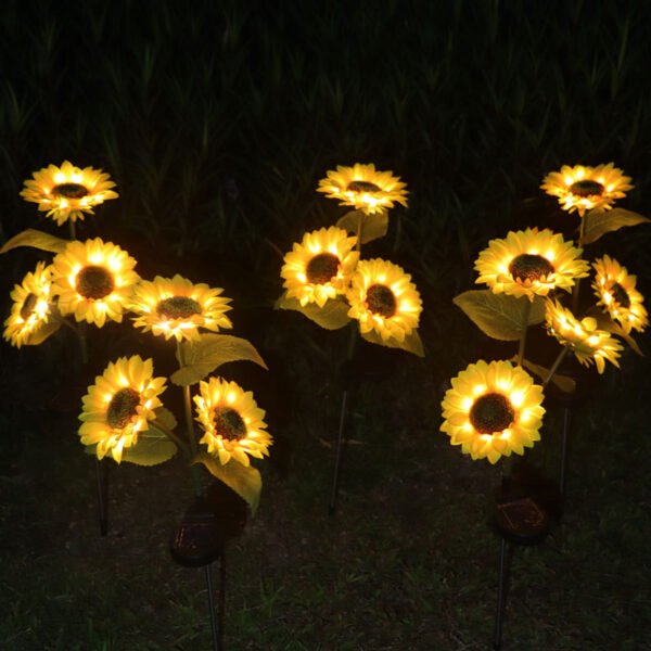 Solar Sunflower Light (3)